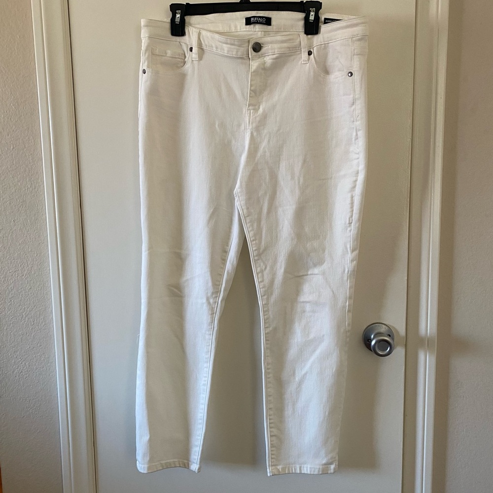 Buffalo David Britton Aubrey White Jeans, 14‎